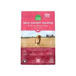 Open Farm Ancient Grains Dry Dog Food -Pet Dog Supplies 12541 OF Dog WildSalmonandAncientGrainsKibble 22LB Front