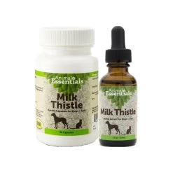 Animal Essentials Milk Thistle Herbal Supplement For Dogs & Cats -Pet Dog Supplies 148069 1000