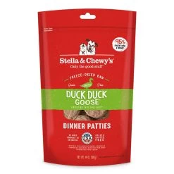 Stella & Chewy's Raw Dinners Freeze-Dried Dog Food 24 Stella & Chewy's Raw Dinners Freeze-Dried Dog Food -Pet Dog Supplies 14oz Duck