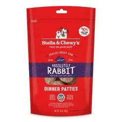 Stella & Chewy's Raw Dinners Freeze-Dried Dog Food 32 Stella & Chewy's Raw Dinners Freeze-Dried Dog Food -Pet Dog Supplies 14oz Rabbit