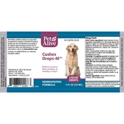 PetAlive Cushex Drops M Homeopathic Remedy For Cushing's 22 PetAlive Cushex Drops M Homeopathic Remedy For Cushing's -Pet Dog Supplies 3006651 back 1