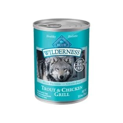 Blue Buffalo Wilderness Grain-Free Wet Canned Dog Food -Pet Dog Supplies 413120 1000