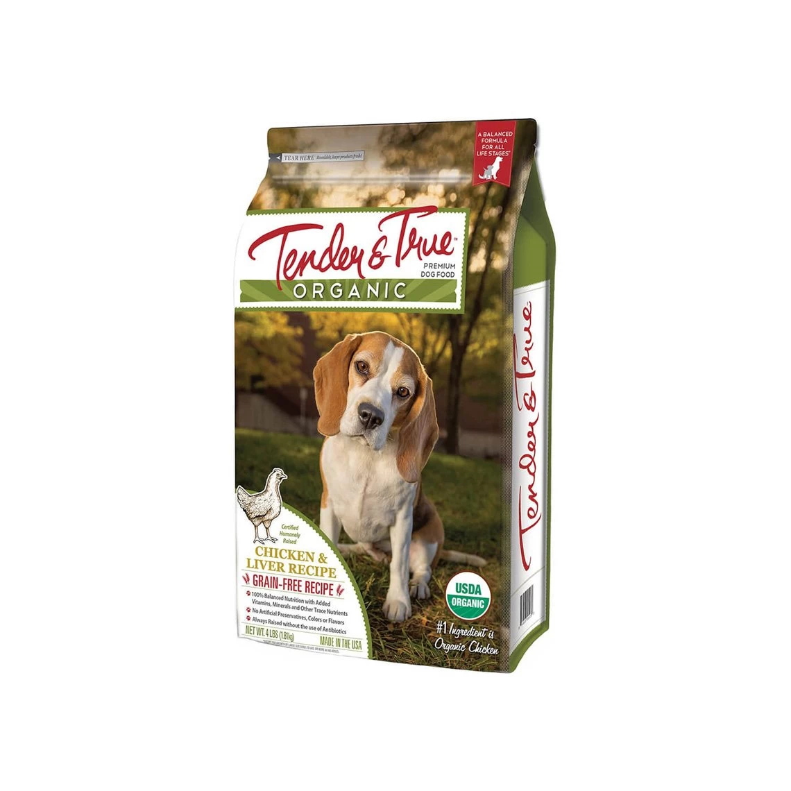 Tender & True Organic & Antibiotic Free Dry Dog Food 5 Tender & True Organic & Antibiotic Free Dry Dog Food - Image 5