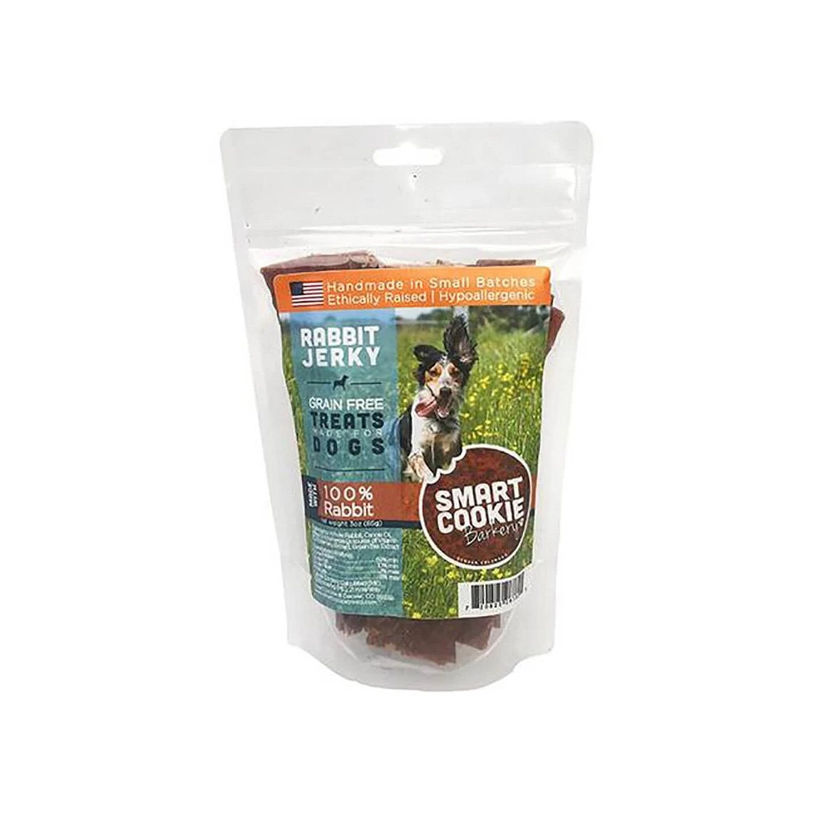 Smart Cookie 100% Rabbit Jerky Treats For Dogs 3 Oz 2 Smart Cookie 100% Rabbit Jerky Treats For Dogs 3 Oz - Image 2