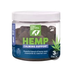 Only Natural Pet Hemp Calming Support Soft Chews For Cats -Pet Dog Supplies 99900293PACK