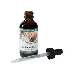 Only Natural Pet Aller Free 7 Herbal Liquid Formula For Dogs & Cats -Pet Dog Supplies Aller Free 7 2 oz w Dropper