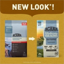 Acana Wholesome Grains Regionally Sourced Dry Food For Dogs -Pet Dog Supplies Am.WatersNewvs.Old