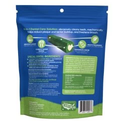 Ark Naturals Brushless Toothpaste Dental Chews For Dogs -Pet Dog Supplies ArkNaturalsBrushlessToothpasteLargeBackofBag