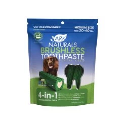 Ark Naturals Brushless Toothpaste Dental Chews For Dogs -Pet Dog Supplies ArkNaturalsBrushlessToothpasteMedium