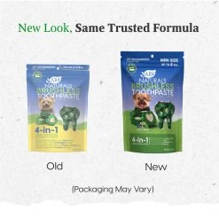 Ark Naturals Brushless Toothpaste Dental Chews For Dogs -Pet Dog Supplies ArkNaturalsBrushlessToothpasteMiniNewLook