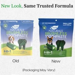 Ark Naturals Brushless Toothpaste Dental Chews For Dogs -Pet Dog Supplies ArkNaturalsBrushlessToothpasteSmallNewLook