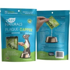 Ark Naturals Plaque-Zapper Dental Chews For Dogs & Cats -Pet Dog Supplies ArkNaturalsPlaque ZapperMediumtoLargeFront Back