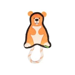 Only Natural Pet Mountain Friends Recycled Plush Dog Toys -Pet Dog Supplies BeckhamtheBeaverMountainFriendsPlushDogToyFront