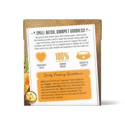 The Honest Kitchen Butcher Block Pate Dog Wet Food -Pet Dog Supplies ButcherBlockPateTurkey Duck RootVeggiesPate10.5ozCartonBack