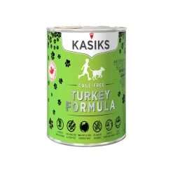 KASIKS Grain-Free Veterinarian Formulated Canned Pate Dog Food -Pet Dog Supplies Cage Free Turkey Canned Dog Food