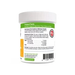 Only Natural Pet Cranberry Wellness Extract Supplement For Dogs & Cats -Pet Dog Supplies Cranberry Wellness Tub Dosage