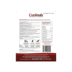 Cranimals Original Urinary Tract Organic Cranberry Extract Supplement For Dogs & Cats -Pet Dog Supplies CranimalsOriginalUrinaryTractPetSupplementBackofBag 1