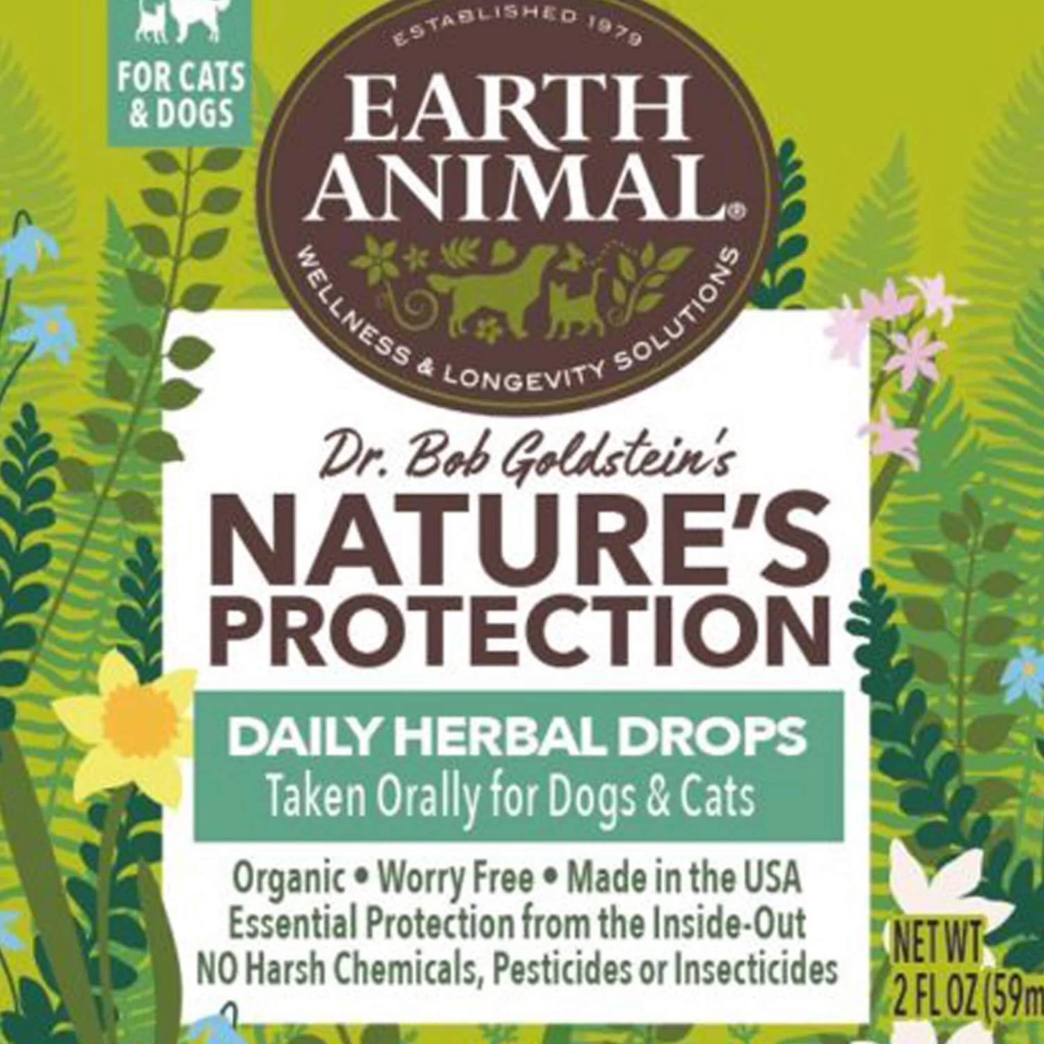 Earth Animal Nature's Protection Daily Herbal Flea & Tick Drops For Dogs & Cats 3 Earth Animal Nature's Protection Daily Herbal Flea & Tick Drops For Dogs & Cats - Image 3