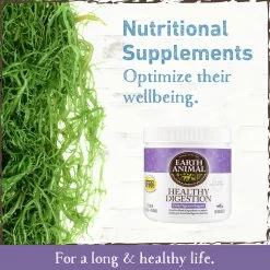 Earth Animal Healthy Digestion Nutritional Supplement Powder For Cats & Dogs -Pet Dog Supplies EarthAnimal Digest Alt1
