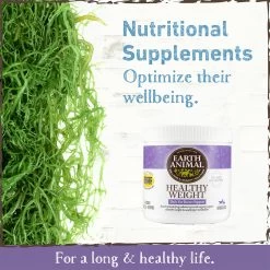 Earth Animal Healthy Weight Nutritional Supplement Powder For Cats & Dogs -Pet Dog Supplies EarthAnimal Weight Alt1