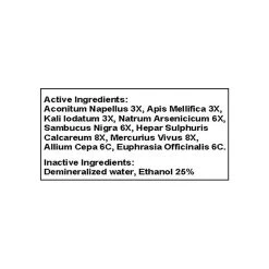 Only Natural Pet Eye & Upper Respiratory Homeopathic Remedy For Dogs & Cats -Pet Dog Supplies Eye Upper Respiratory Homeopathic Ingredients