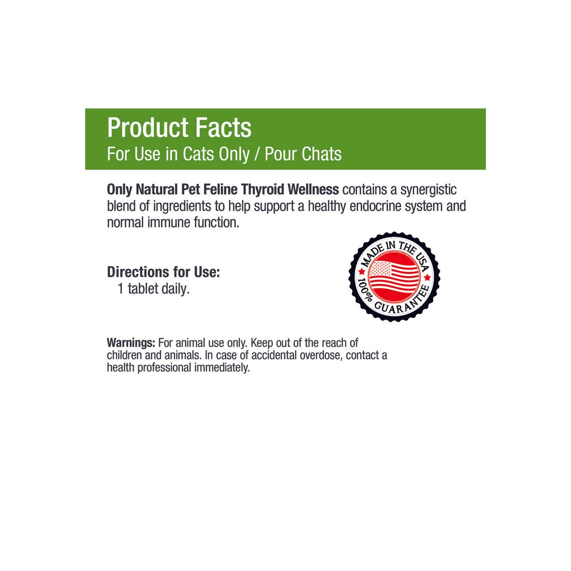 Only Natural Pet Feline Thyroid Wellness Support Supplement For Cats 5 Only Natural Pet Feline Thyroid Wellness Support Supplement For Cats - Image 5