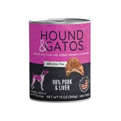 Hound & Gatos Canned Dog Food -Pet Dog Supplies HG DogCan Pork rgb