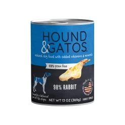 Hound & Gatos Canned Dog Food -Pet Dog Supplies HG DogCan Rabbit rgb