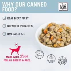 I And Love And You Stew Canned Dog Food -Pet Dog Supplies IandloveandyouBeefBooyahStewDogFoodCanChecklist
