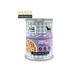 I And Love And You Stew Canned Dog Food -Pet Dog Supplies IandloveandyouGobbleItUpStewDogFoodCan