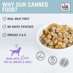 I And Love And You Stew Canned Dog Food -Pet Dog Supplies IandloveandyouGobbleItUpStewDogFoodCanChecklist