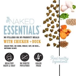 I And Love And You Naked Essentials Dry Dog Food -Pet Dog Supplies IandloveandyouNakedEssetialsChicken DuckDogProductFacts