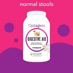 In Clover OptaGest Digestive Aid Dog & Cat Supplement -Pet Dog Supplies InCloverOptagestDigestiveAidInfographic