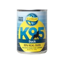Earthborn Holistic K95 95% Real Meat Grain-Free Wet Canned Dog Food -Pet Dog Supplies K95 Duck Can front