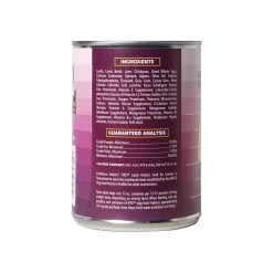 Earthborn Holistic K95 95% Real Meat Grain-Free Wet Canned Dog Food -Pet Dog Supplies K95 Lamb Can back