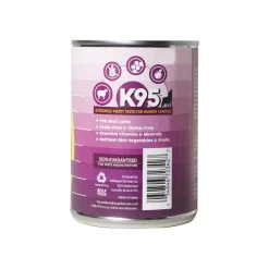 Earthborn Holistic K95 95% Real Meat Grain-Free Wet Canned Dog Food -Pet Dog Supplies K95 Lamb Can side
