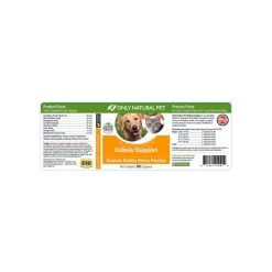 Only Natural Pet Kidney Support -Pet Dog Supplies Kidney Support Label