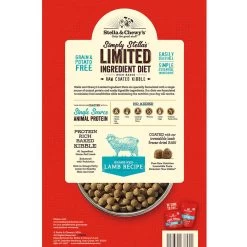Stella & Chewy's Simply Stella Limited Ingredient Dry Food For Dogs -Pet Dog Supplies LID LAMB 3 5lb Back