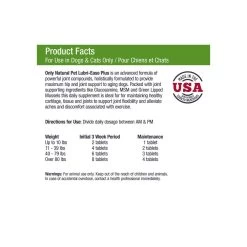 Only Natural Pet Lubri-Ease -Pet Dog Supplies Lubri Ease Plus Dosage