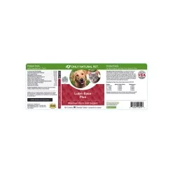 Only Natural Pet Lubri-Ease -Pet Dog Supplies Lubri Ease Plus Label