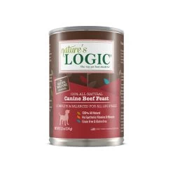 Nature's Logic Canine Beef Feast 13.2 Oz Canned Wet Food For Dogs