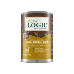 Nature's Logic Canine Chicken Feast 13.2 Oz Canned Wet Food For Dogs