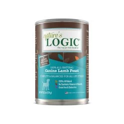 Nature's Logic Canine Lamb Feast 13.2 Oz Canned Wet Food For Dogs