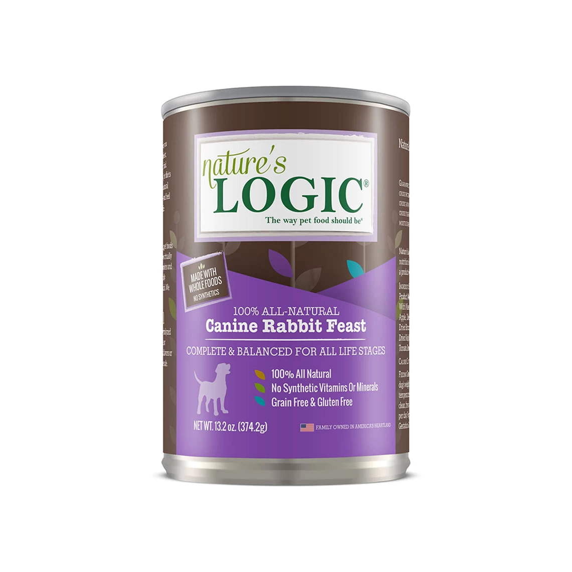 Nature's Logic Canine Rabbit Feast 13.2 Oz Canned Wet Food For Dogs 1 Nature's Logic Canine Rabbit Feast 13.2 Oz Canned Wet Food For Dogs