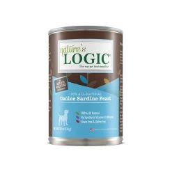 Nature's Logic Canine Sardine Feast 13.2 Oz Canned Wet Food For Dogs