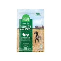Open Farm Grain Free Dry Dog Food -Pet Dog Supplies OF GrainFreeDryKibble 4lb TurkeyChk 2022 R7 f