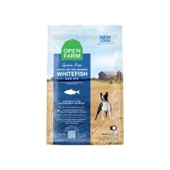 Open Farm Grain Free Dry Dog Food -Pet Dog Supplies OF GrainFreeDryKibble 4lb Whitefish 2022 R7 f