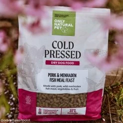 Only Natural Pet Pork & Menhaden Cold Pressed Dog Food -Pet Dog Supplies ONPPork MenhadenColdPressedDogFoodLifestyle