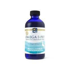 Nordic Naturals Omega-3 Liquid -Pet Dog Supplies Omega 3 Liquid 8 oz Bottle