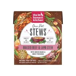 The Honest Kitchen One Pot Stew Dog Wet Food -Pet Dog Supplies OnePotStewBraisedBeef LambStewwithGreenBeans SweetPotatoes10.5ozCarton